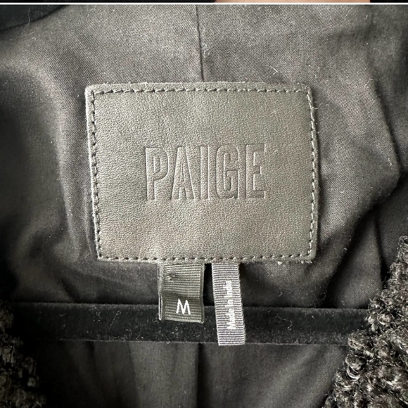 NWT PAIGE | Rooney Leather Jacket - Picture 12 of 13